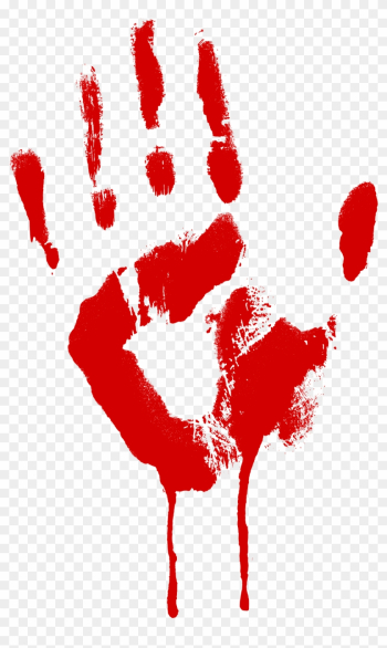 Free Photo Bloody Hand Print Photo, Photograph, Picture - Blood Hand Transparent Background