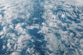 Free Photo of above the clouds, aerial, view