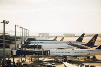 Free Photo of airport, airplane, runway