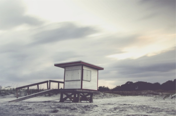 Free Photo of beach, sand, hut Free Photo of beach, sand, hut