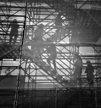 Free Photo of black and white, people, climb Free Photo of black and white, people, climb