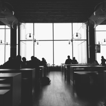 Free Photo of black and white, tables, chairs Free Photo of black and white, tables, chairs