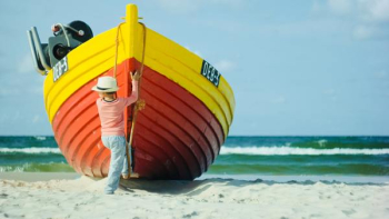 Free Photo of boy, fishing, boat
