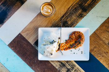 Free Photo of breakfast, burrito, coffee Free Photo of breakfast, burrito, coffee