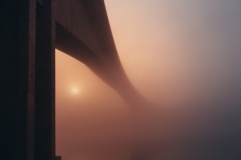 Free Photo of bridge, architecture, foggy