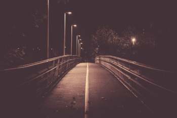 Free Photo of bridge, light, night Free Photo of bridge, light, night