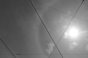 Free Photo of cables, lines, sun Free Photo of cables, lines, sun