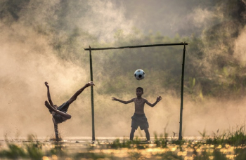 Free Photo of children, football, asia Free Photo of children, football, asia
