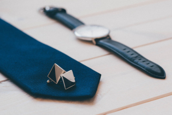 Free Photo of cufflinks, tie, watch Free Photo of cufflinks, tie, watch