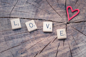 Free Photo of love, letters, wood