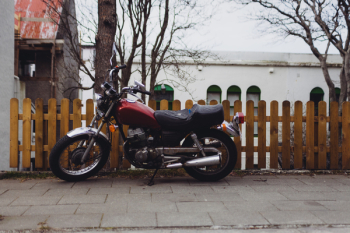 Free Photo of motorcycle, motorbike, picket fence Free Photo of motorcycle, motorbike, picket fence