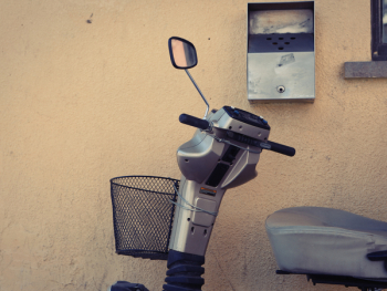 Free Photo of motorized wheelchair, basket, seat Free Photo of motorized wheelchair, basket, seat
