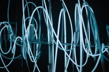 Free Photo of night, wire, light Free Photo of night, wire, light