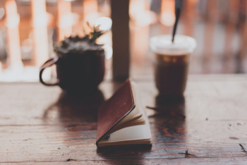 Free Photo of notepad, rustic, leather