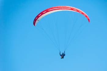 Free Photo of paraglide, blue sky, fly Free Photo of paraglide, blue sky, fly