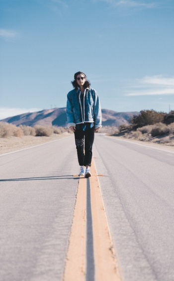 Free Photo of people, road, nature Free Photo of people, road, nature