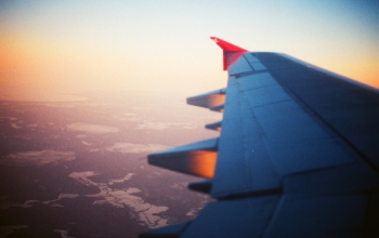 Free Photo of plane, airplane, wing
