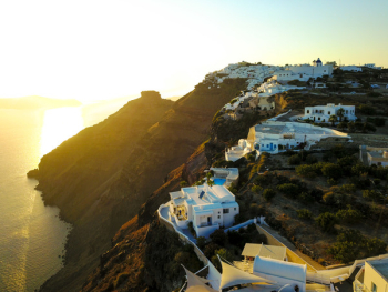 Free Photo of Santorini, sunset, greece Free Photo of Santorini, sunset, greece