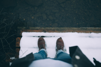 Free Photo of snow, winter, leather