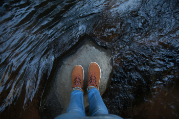 Free Photo of standing, rock, water Free Photo of standing, rock, water