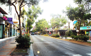 Free Photo of street, sidewalk, stores Free Photo of street, sidewalk, stores