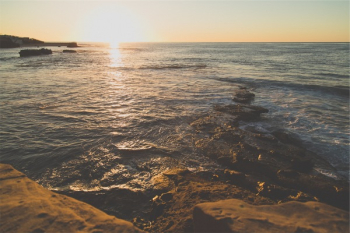Free Photo of sunset, beach, ocean Free Photo of sunset, beach, ocean