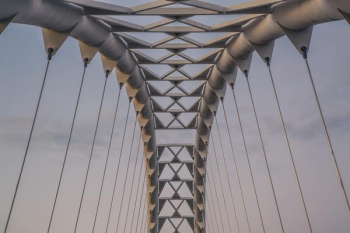 Free Photo of suspension, bridge, architecture