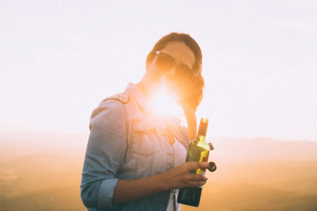 Free Photo of woman, wine, sunglasses Free Photo of woman, wine, sunglasses