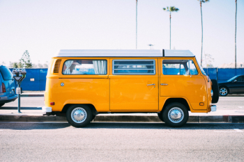 Free Photo of yellow, car, van Free Photo of yellow, car, van