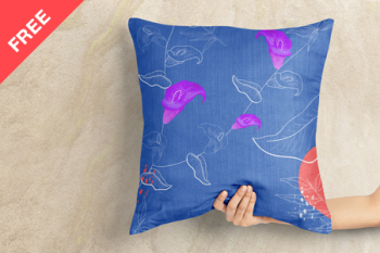 Free Pillow Mockup free Free Pillow Mockup free