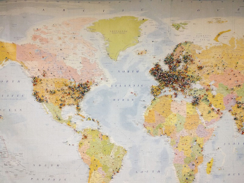 Free pinned world map image, | Free Photo - rawpixel Free pinned world map image, | Free Photo - rawpixel