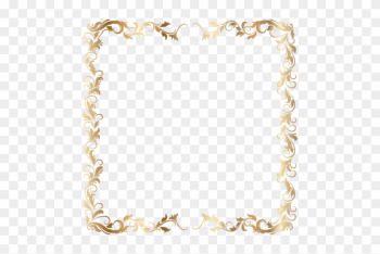 Free Png Download Border Deco Frame Gold Clipart Png - Transparent Background Gold Border Png