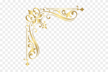 Free Png Download Corner Gold Clipart Png Photo Png - Border Design For Notebook