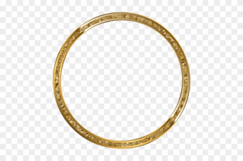 Free Png Download Round Border Frame Gold Clipart Png - Transparent Background Round Gold Frame