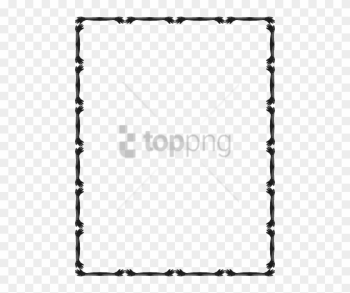 Free Png Download Single Line Borders Clip Art Png - Simple Border Line Design