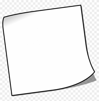 Free Png White Sticky Notes Png Images Transparent - White Post It Note Transparent