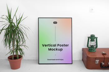 Free Poster Frame Mockup Free Poster Frame Mockup