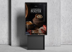 Free Poster Presentation Billboard Mockup adxeriising poster 