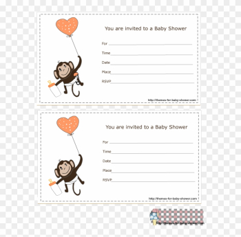 Free Printable Monkey Baby Shower Invitation - Baby Shower Free Printable Monkey Baby Shower Invitation - Baby Shower