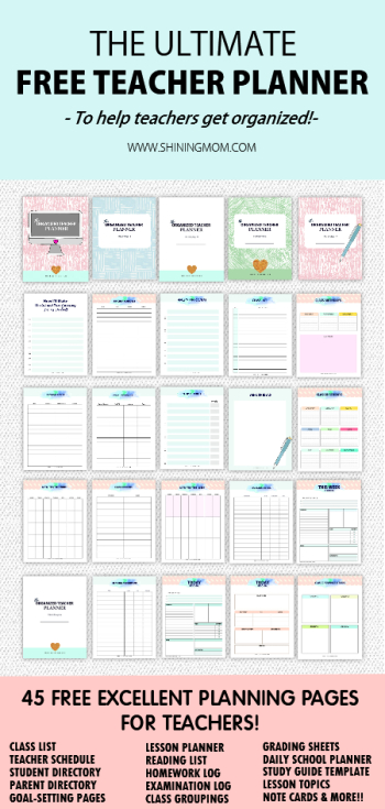 FREE Printable Teacher Planner: 45+ School Organizing Templates!