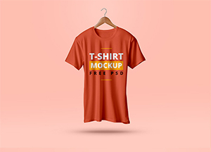 Free PSD T-Shirt Mockup t-shirt mockup fre psd 