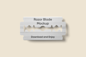 Free Razor Blade Mockup Free Razor Blade Mockup