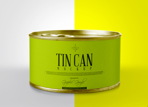 Free Realistic Tin Can Packaging Mockup tin can nock up Free Realistic Tin Can Packaging Mockup tin can nock up