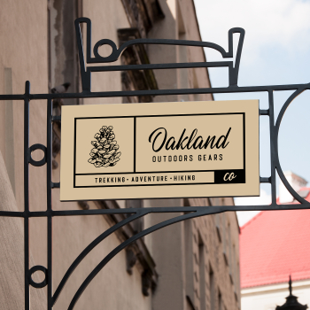 Free Rectangle Sign Mockup Free Rectangle Sign Mockup