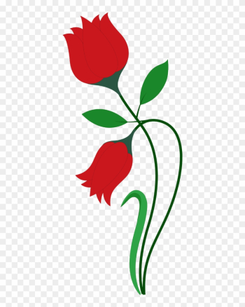 Free Rose Flower Vector Png Transparent Image - Rose Flower Vector Png