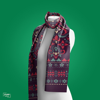 Free scarf mockup