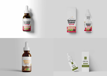 Free Serum Bottle Mockups - Graphic Eagle