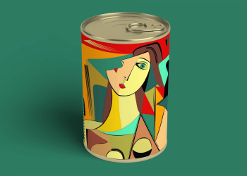 Free Single Food Tin Mockup - Freebies Mockup Free Single Food Tin Mockup - Freebies Mockup