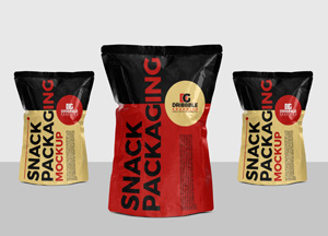 Free Snack Packaging PSD Mockup pe snack packaging mockup snack packaging snack packaging mockup 