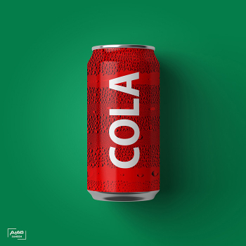 Free soft drink mockup